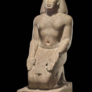 Statua di/statue of Nakhthorheb Egizia/egyptian Dinastia/dynasty 26, ca. about 590 a.C./BC British Museum, London, EA1646 ©The Trustees of the British Museum All rights reserved ©2024 J. Paul Getty Trust