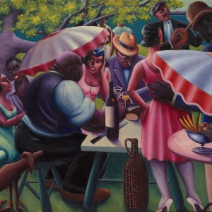 ARCHIBALD J. MOTLEY, JR. The Picnic, 1936  Howard University Gallery of Art, 47.22.P  ©Estate of Archibald John Motley Jr All reserved rights 2023/Bridgeman Images ©The Metropolitan Museum of Art Ph: Juan Trujillo 