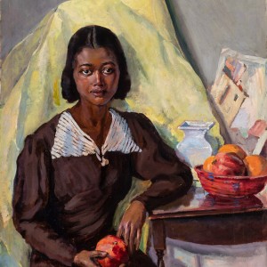 LAURA WHEELER WARING  Girl with Pomegranate, ca. 1940 Collezione/collection Madeline Murphy Rabb