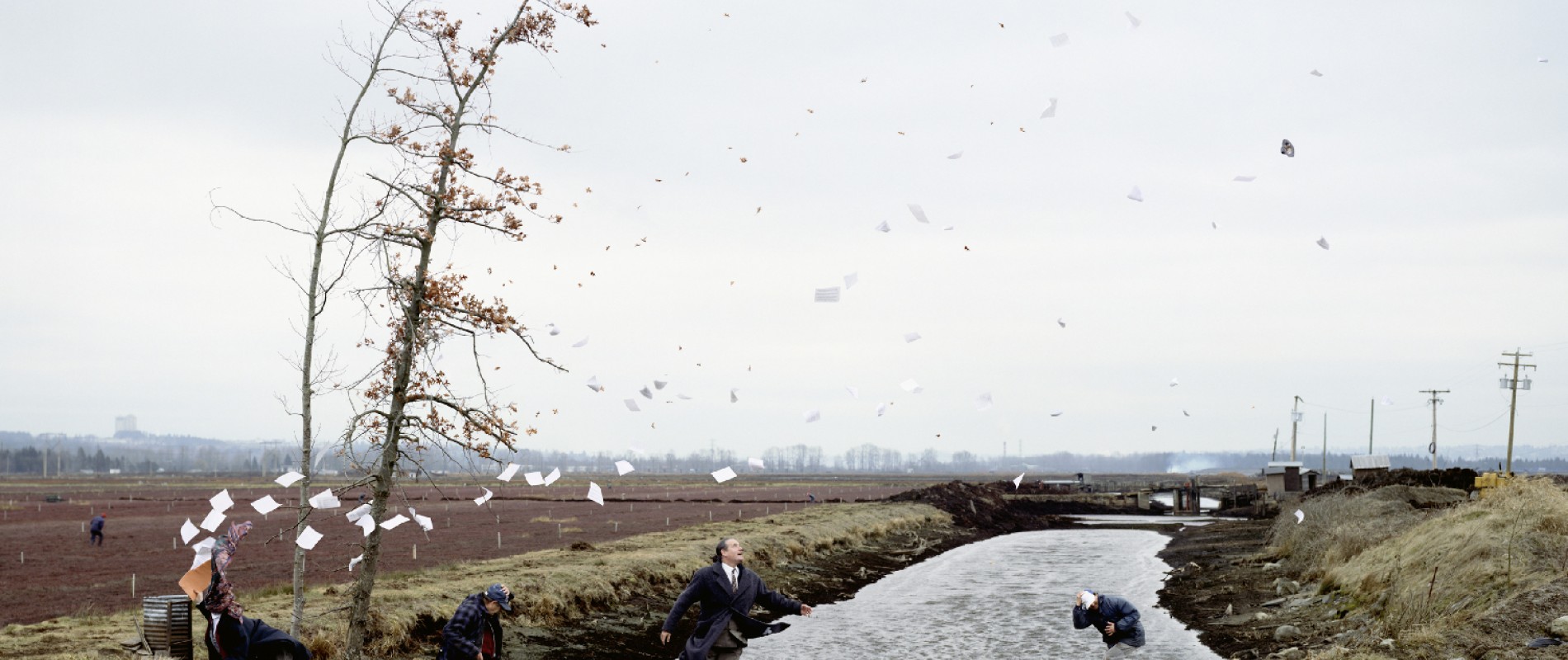 JEFF WALL A Sudden Gust of Wind (after Hokusai), 1993 Glenstone Museum, Potomac, Maryland  ©Jeff Wall 