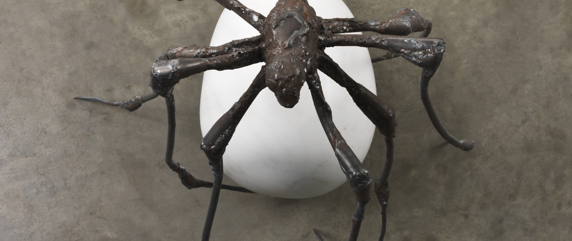 LOUISE BOURGEOIS Spider, 2000 Steel and marble 52.1 x 44.5 x 53.3 cm Ph: Christopher Burke, © The Easton Foundation/Licensed by S.I.A.E., Italy and VAGA at Artists Rights Society (ARS), NY