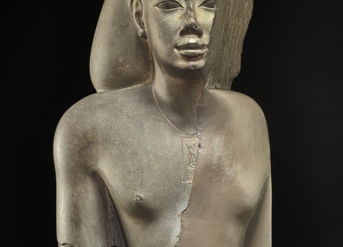 Statua di un funzionario/statue of an official Egizia/egyptian Dinastia/dynasty 26, 664–526 a.C./BC British Museum, London, EA37903 ©The Trustees of the British Museum All rights reserved ©2024 J. Paul Getty Trust