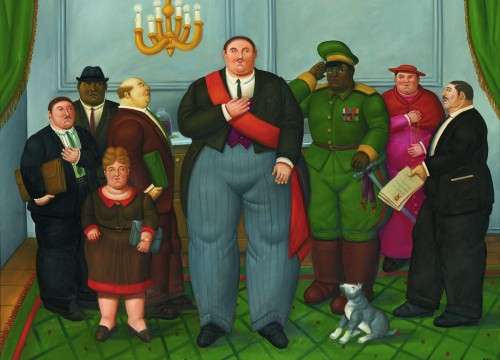 FERNANDO BOTERO The President and his cabinet, 2011 Collezione privata/private collection